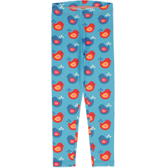 maxomorra Leggings - BRIGHT BIRDS