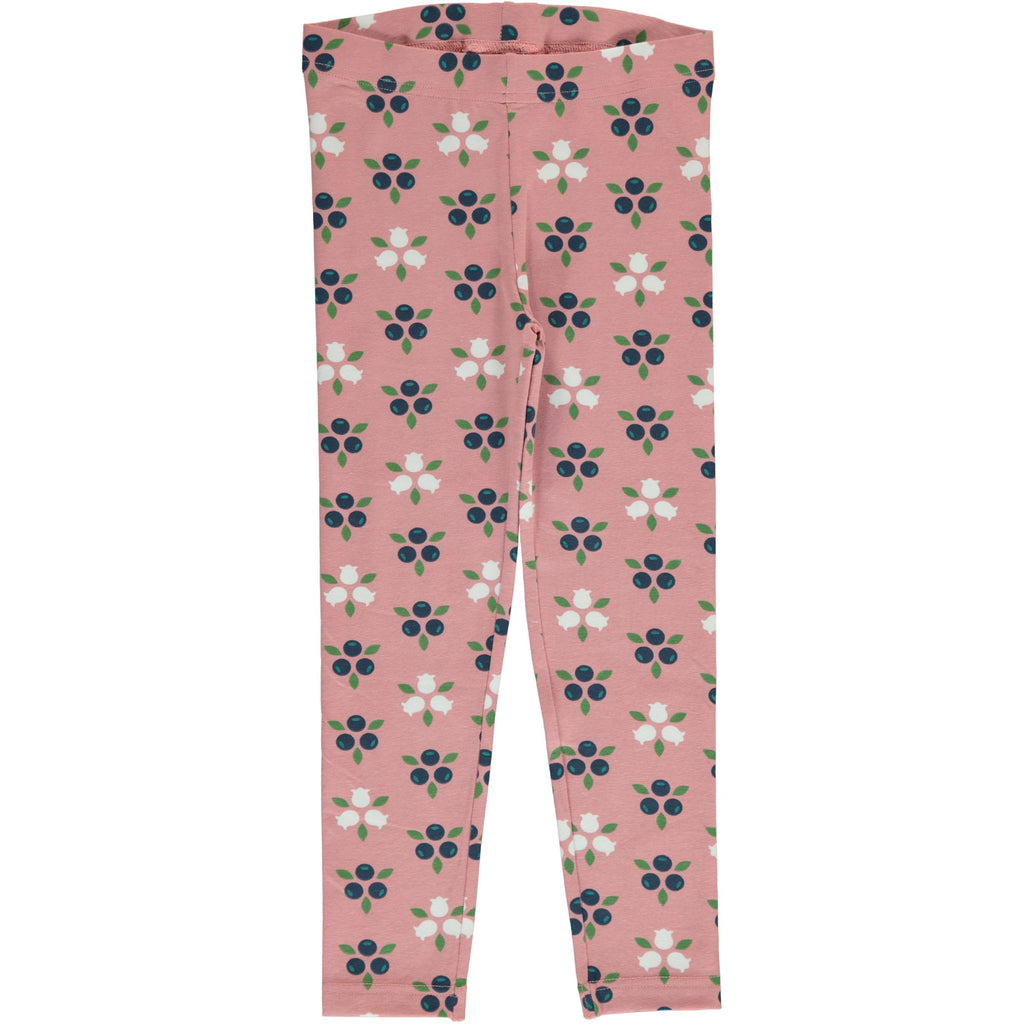 maxomorra Leggings BLUEBERRY BLOSSOM