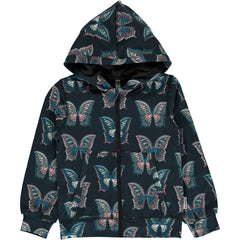 Maxomorra Cardigan Hood Schmetterling