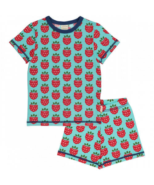 maxomorra - Pyjama Set kurzarm RASPBERRY