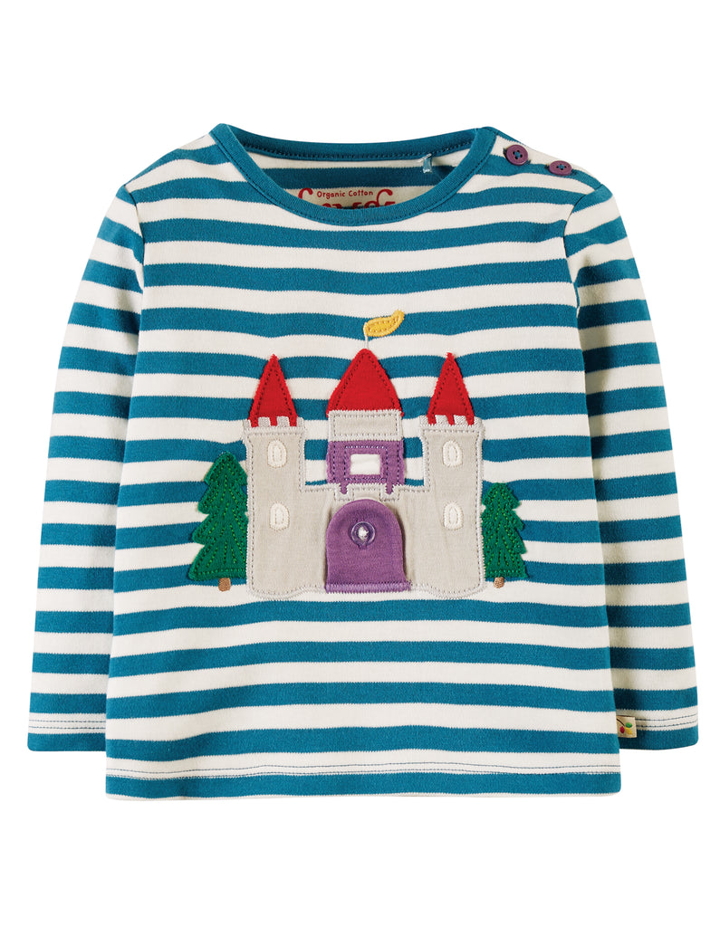 Frugi - Ira Interactive Applique Top Castle