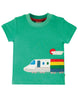 Frugi Shirt Rainbow Train - Cooper Top