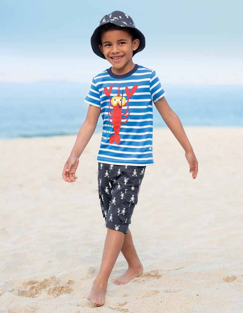 Frugi Shirt - Sid Applique T-Shirt