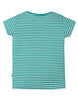 Frugi Camille Applique Tee -  Jewel Fine Stripe Bike