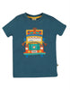 Frugi Carsen Applique T-shirt -  True Red Croc