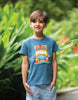 Frugi Carsen Applique T-shirt -  True Red Croc