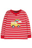 Frugi - Easy on Top -  Red Stripe Truck