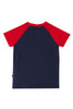 Frugi - Rafe Raglan T-shirt -  Indigo Tractor
