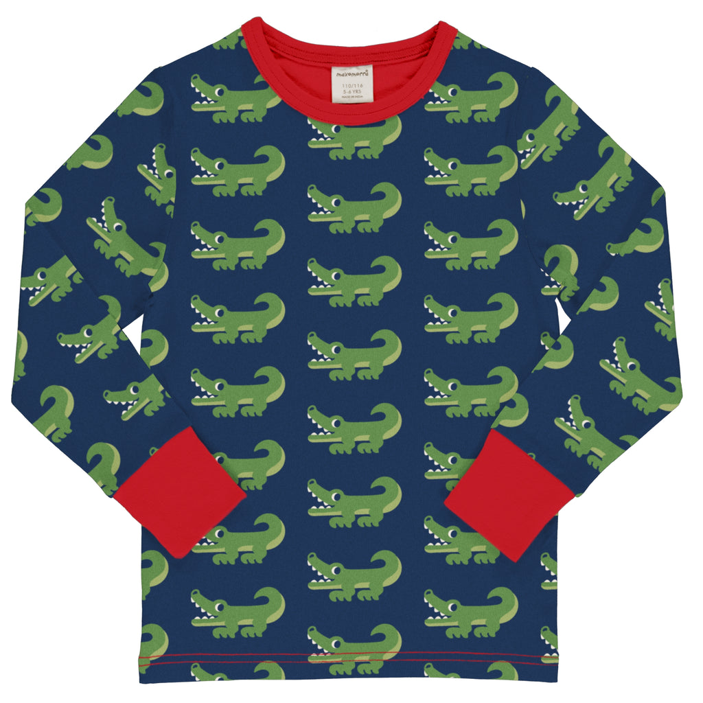 Maxomorra - Langarmshirt CROCODILE