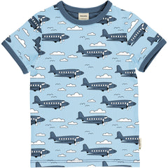 Meyadey - T-Shirt AIROPLANE SKY