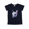 walkiddy - T-Shirt Unicornland Dunkel Blau