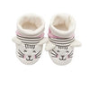 Babyschuhe KATZE Nipper Slipper in weiß/rosa