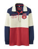 joules rugbyshirt polo in blau,creme,rot bei heldenkind