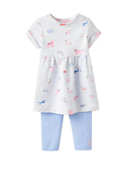 Kleid mit Leggins BABYSEREN von Tom Joule mitTiermotiven