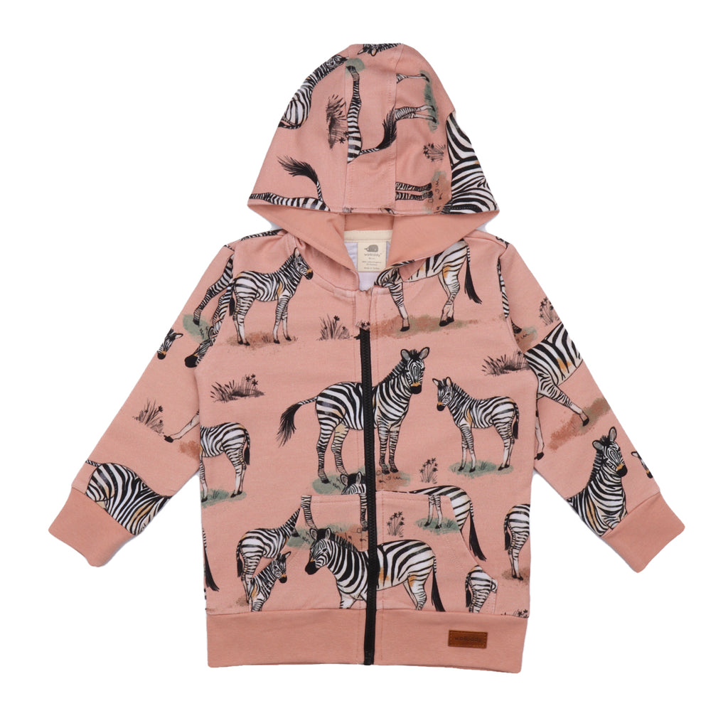 Walkiddy - Hoody Zebra Family