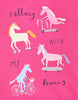 Tom Joules pink shirt pony