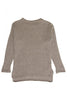 Strick-Pullover GLATT in sand melange