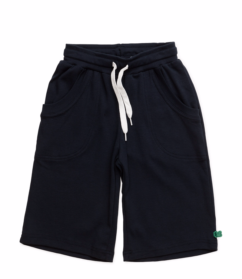 green cotton alfa shorts navy bei heldenkind