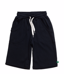 green cotton alfa shorts navy bei heldenkind