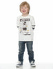 Jungen Langarm Shirt Dino Wanted 3D