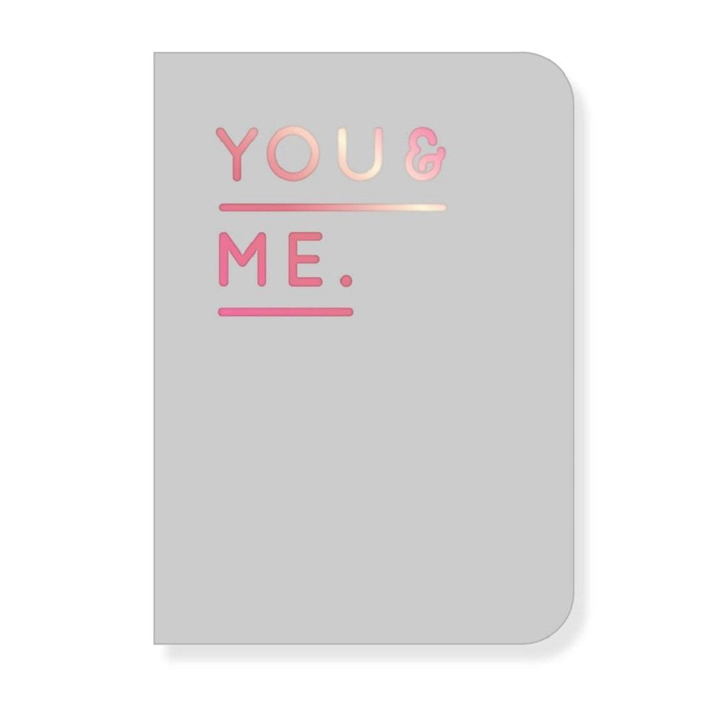 Navucko Booklet A6, You & Me, grey